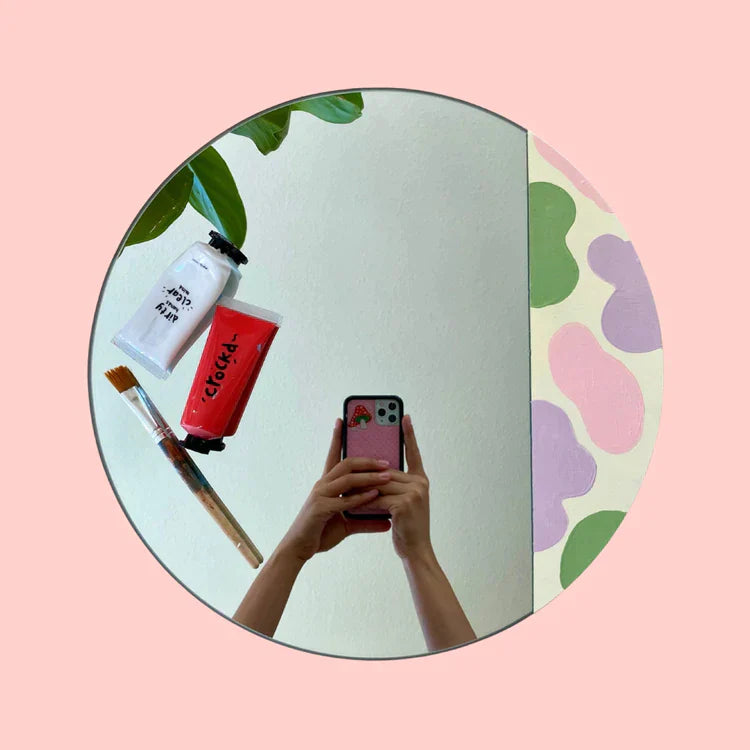 Mirror design by Crockd with Pastel paints to liven up your room