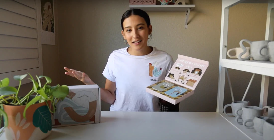 Load video: unboxing creative mindfulness cards