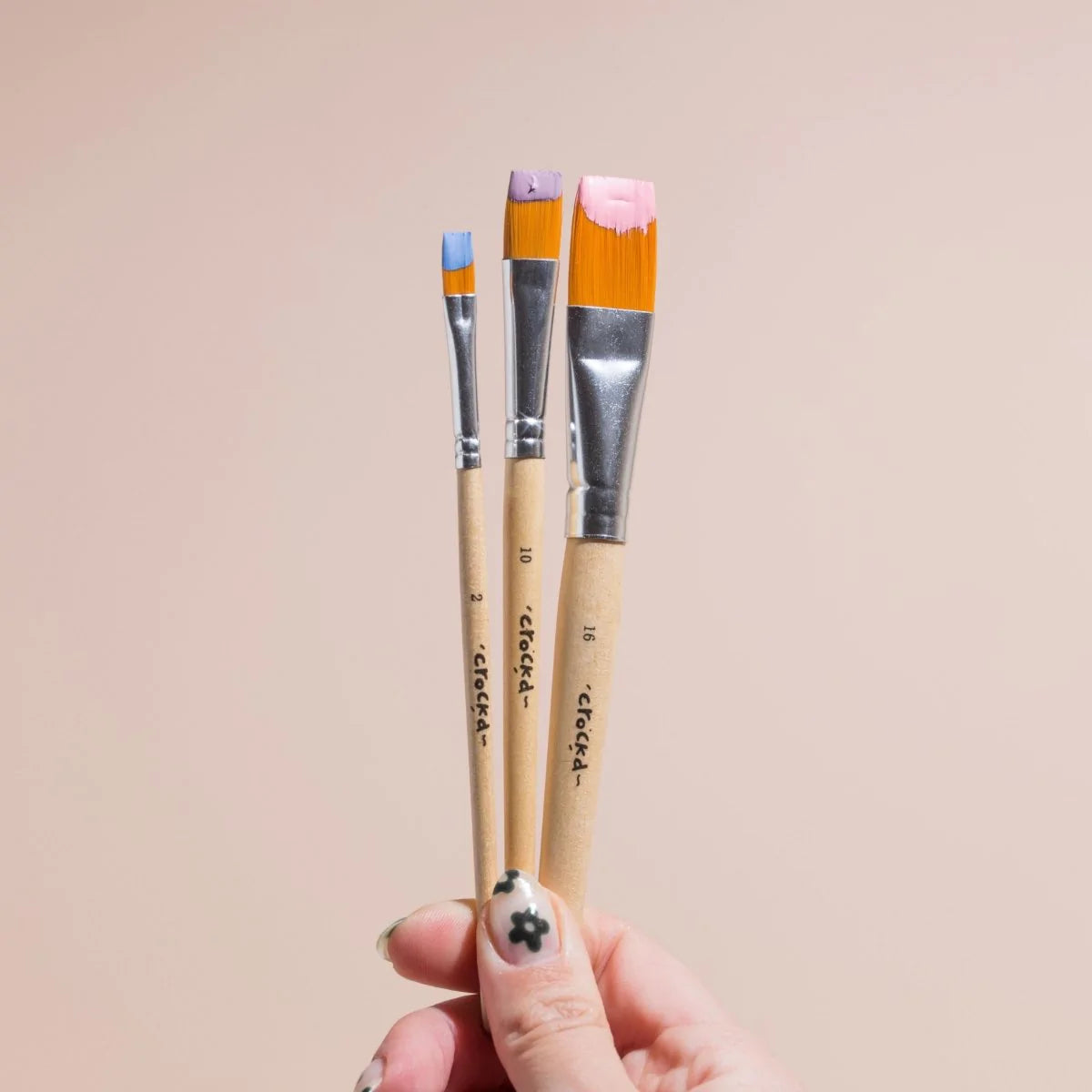 Acrylic Paint Sets, Sealant & Brushes (12 Pack) – Crockd